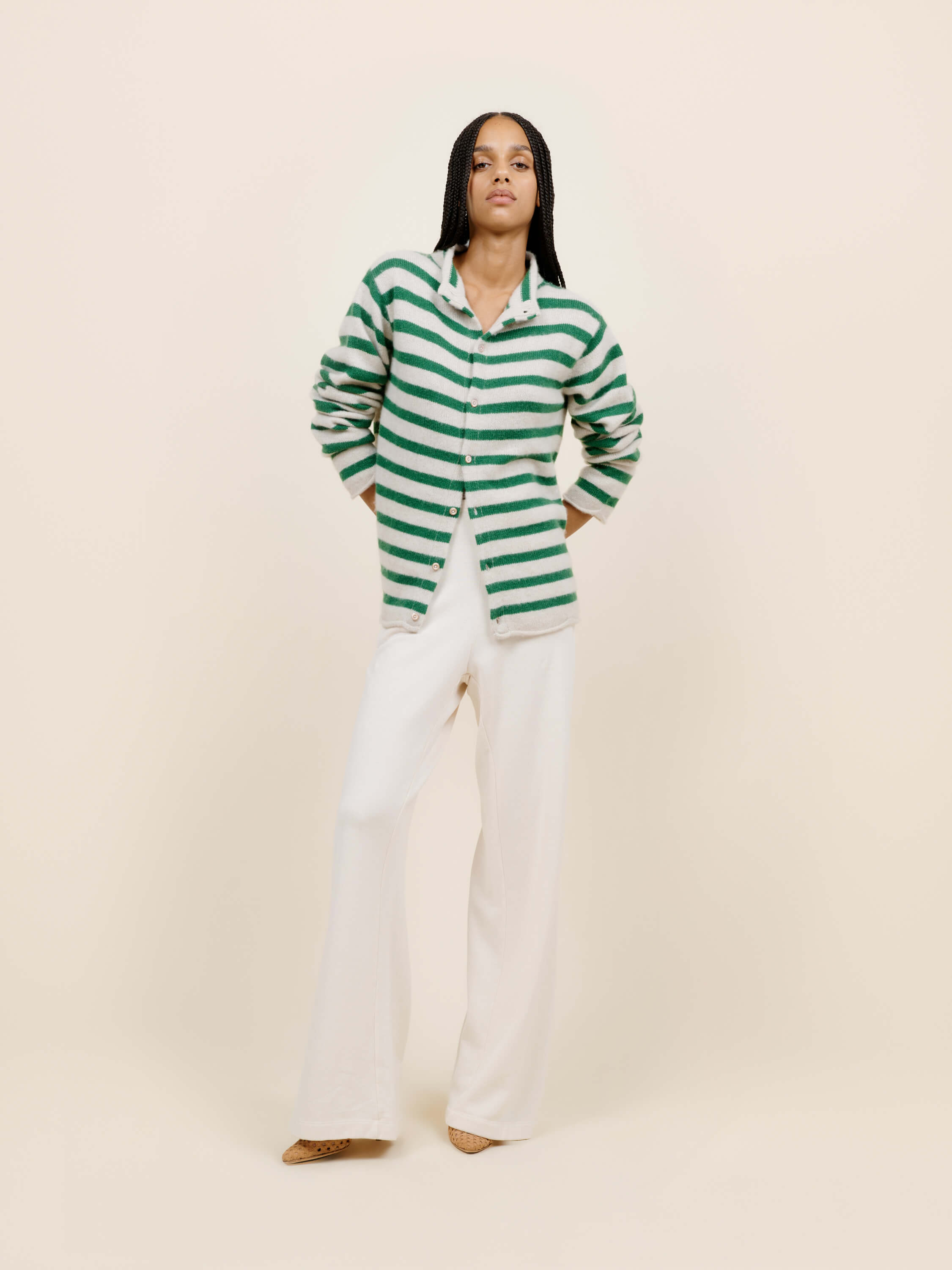 トップス The Elder Statesman CHASER CHCARDIGAN THE ELDER STATESMAN Nora Lite Cotton Cardigan for Men | MR