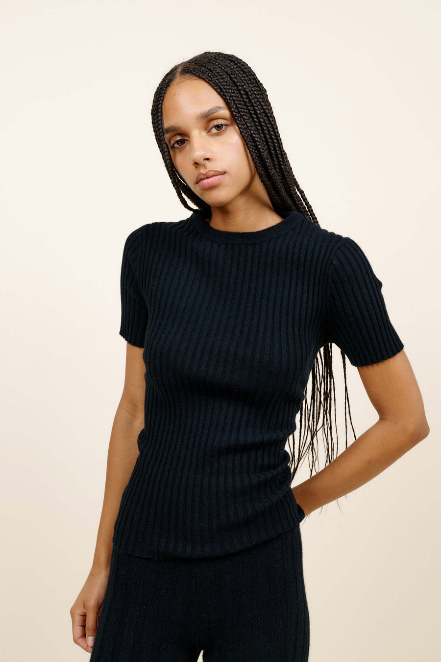 Ellie Rib Knit Tee