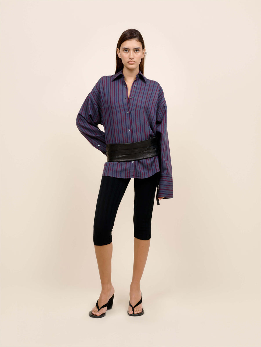 Stripe Women's Boxy Shirt