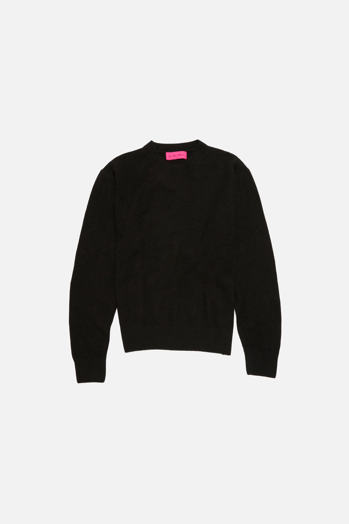 The Elder Statesman Tranquility Black cashmere crew-neck sweater