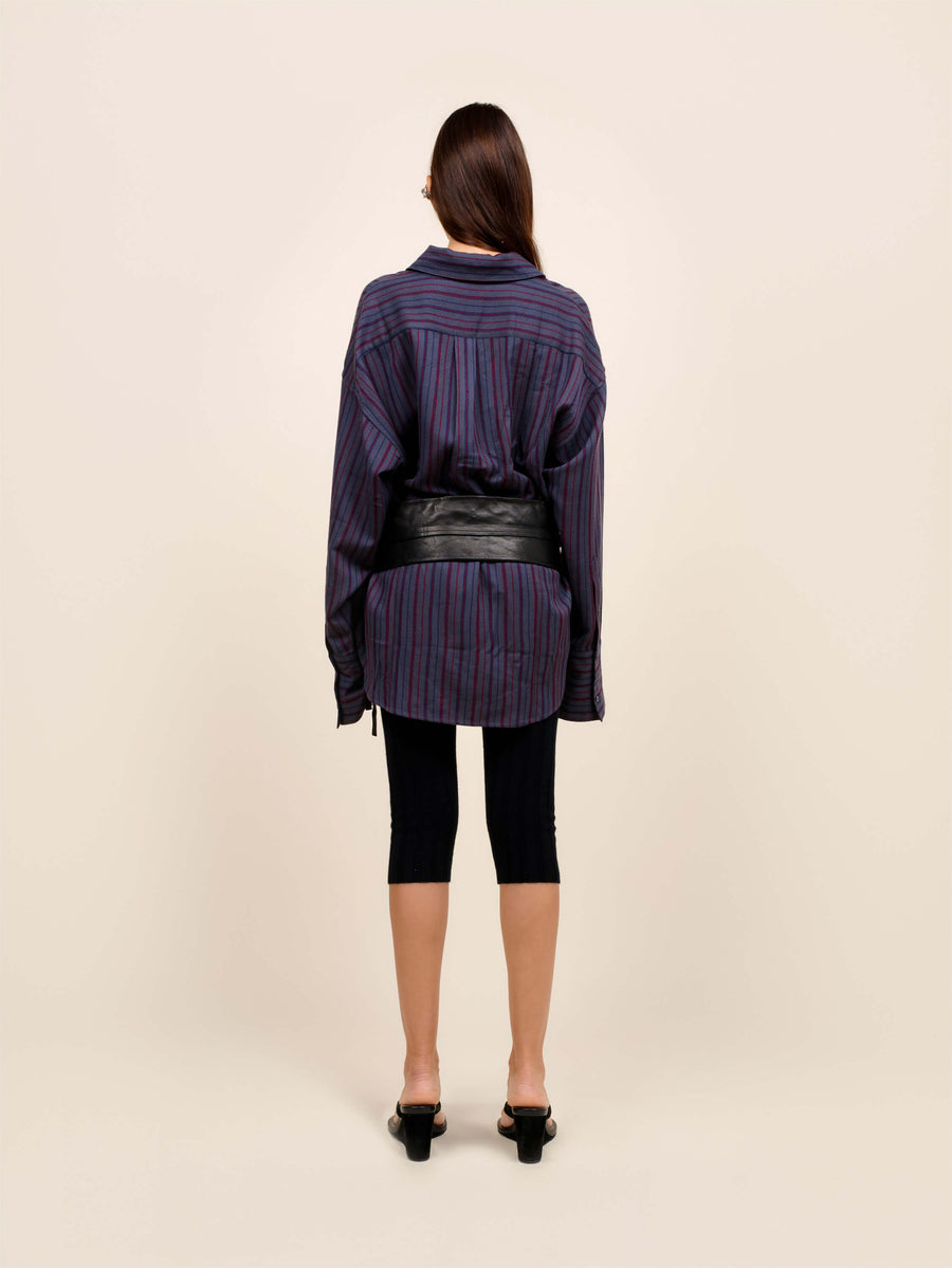 Stripe Women's Boxy Shirt