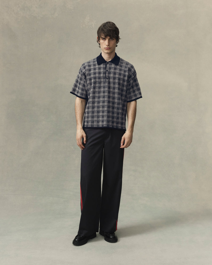 Superlight Plaid Short Sleeve Polo