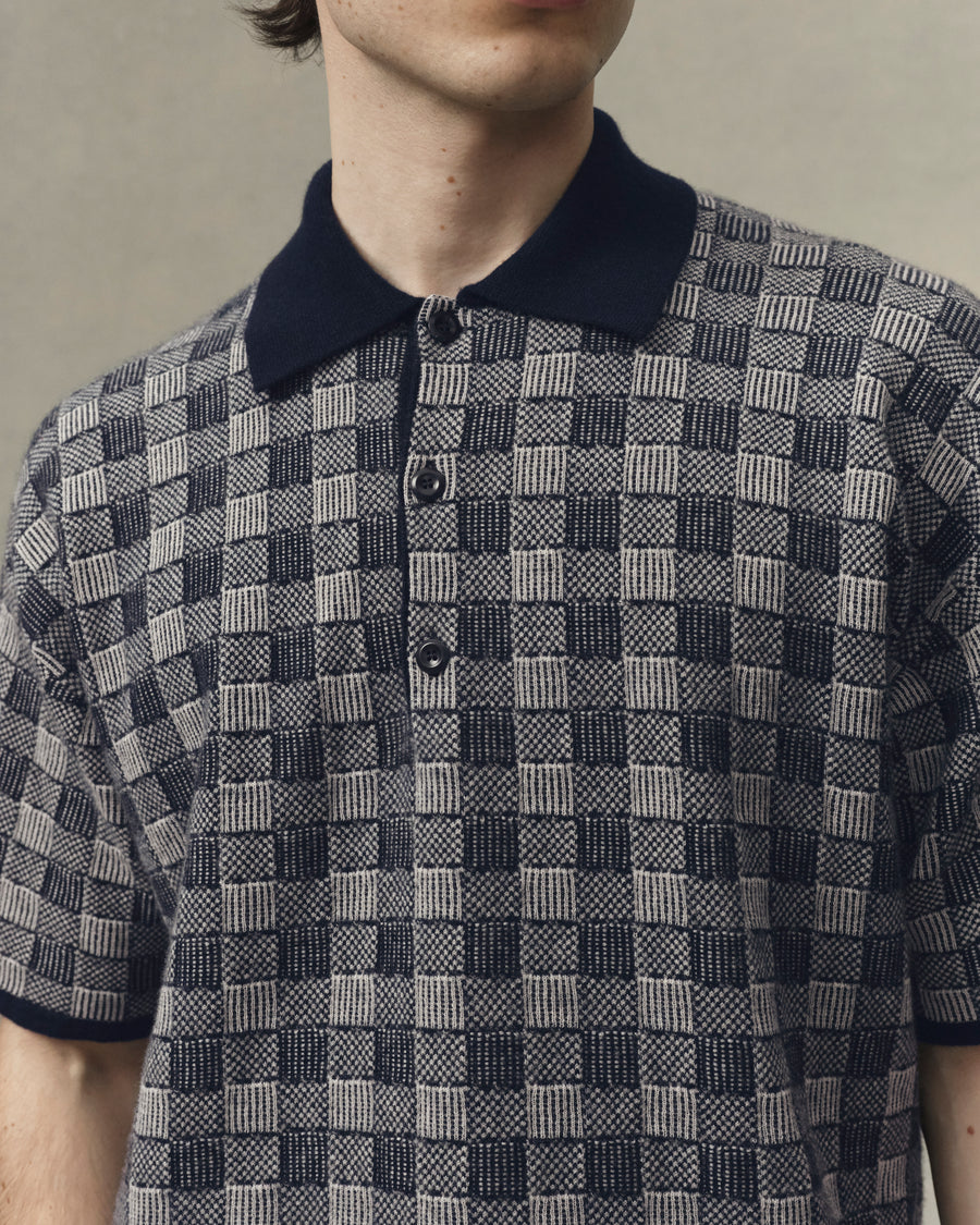 Superlight Plaid Short Sleeve Polo