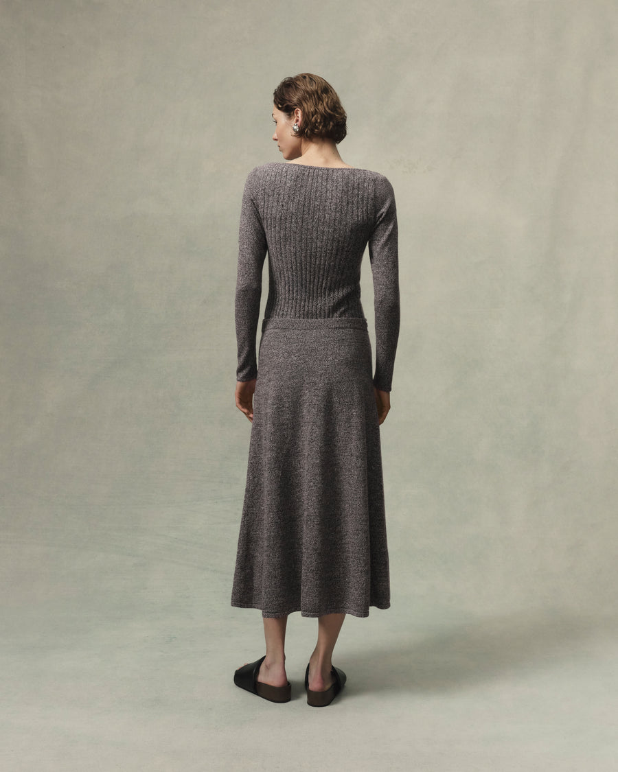 Superlight Marl Wrap Skirt