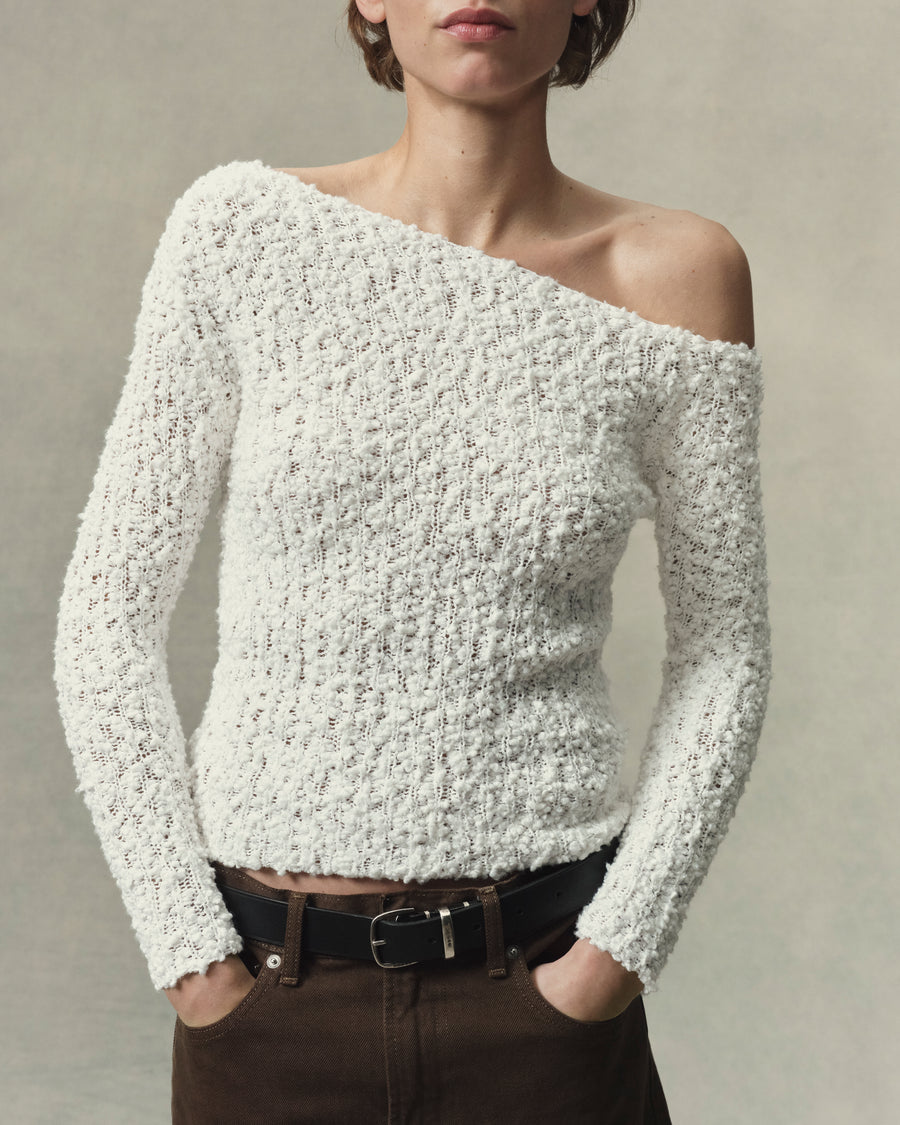 Vine Off Shoulder Sweater