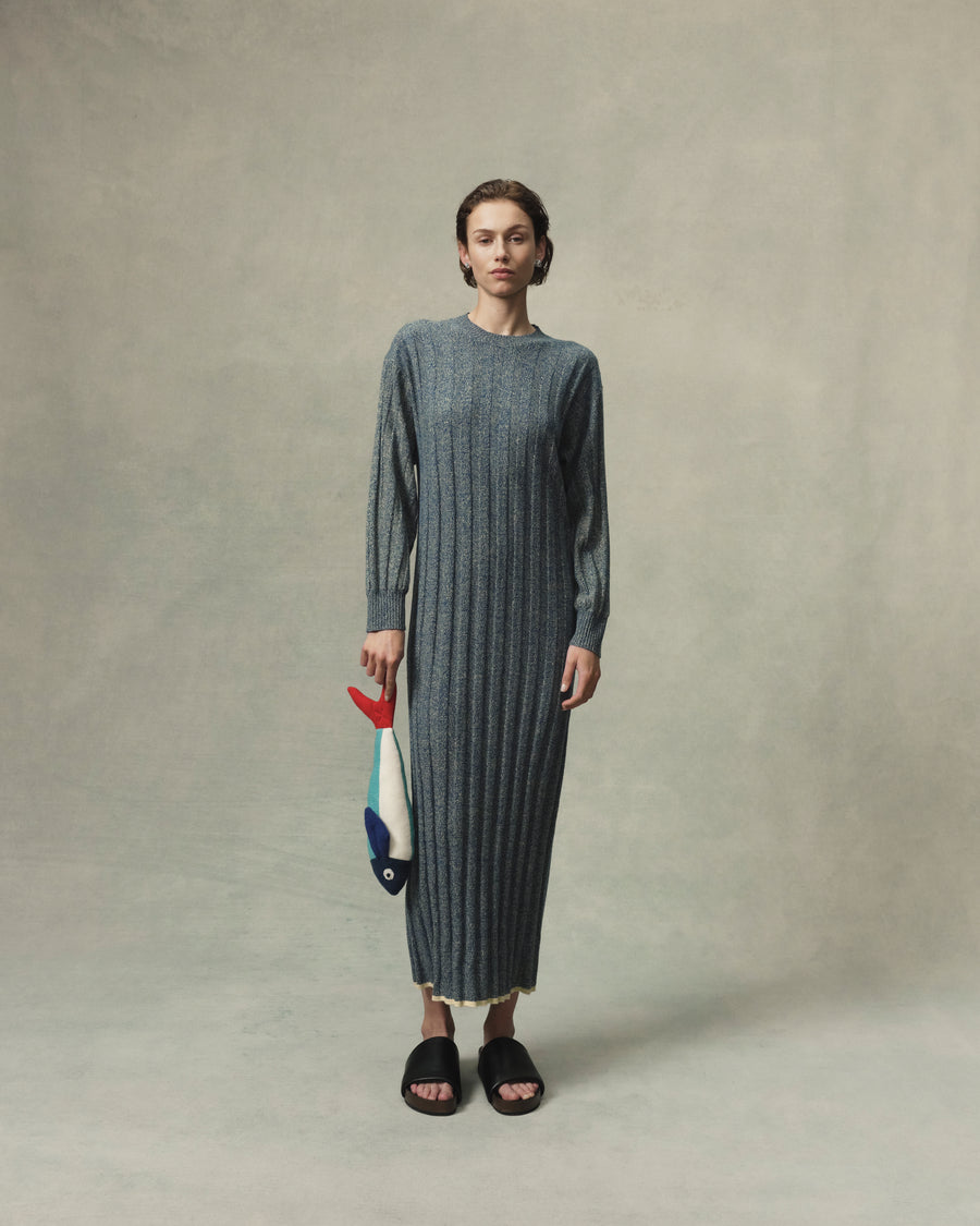 Superlight Marl Wide Rib Dress