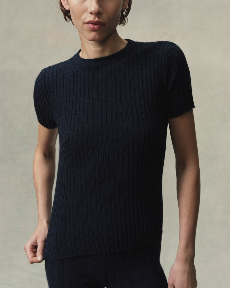 Ellie Rib Knit Tee
