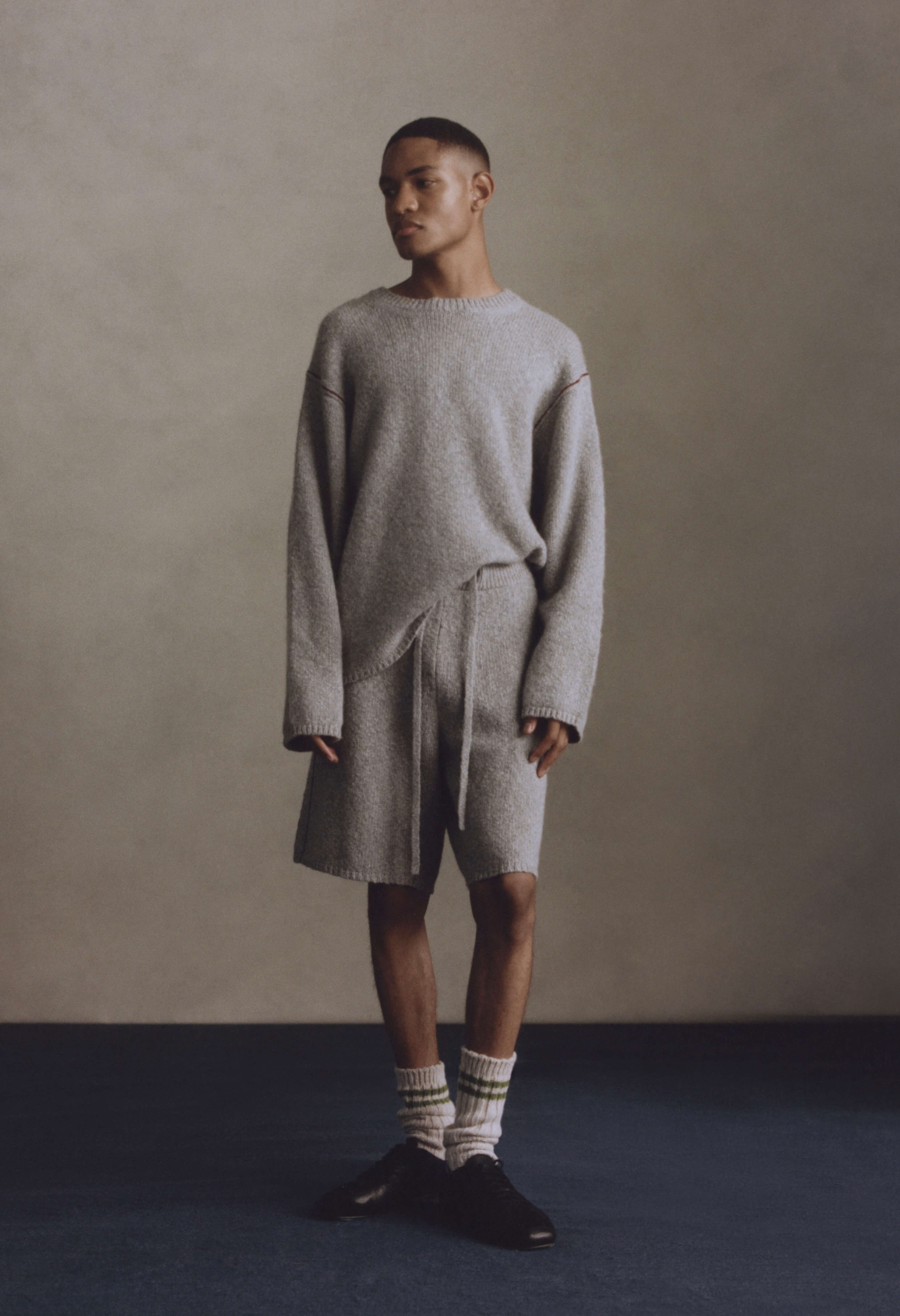 トップス The Elder Statesman CHASER CHCARDIGAN The Elder Statesman - Hot Pink Cashmere Knit Cropped Cardigan