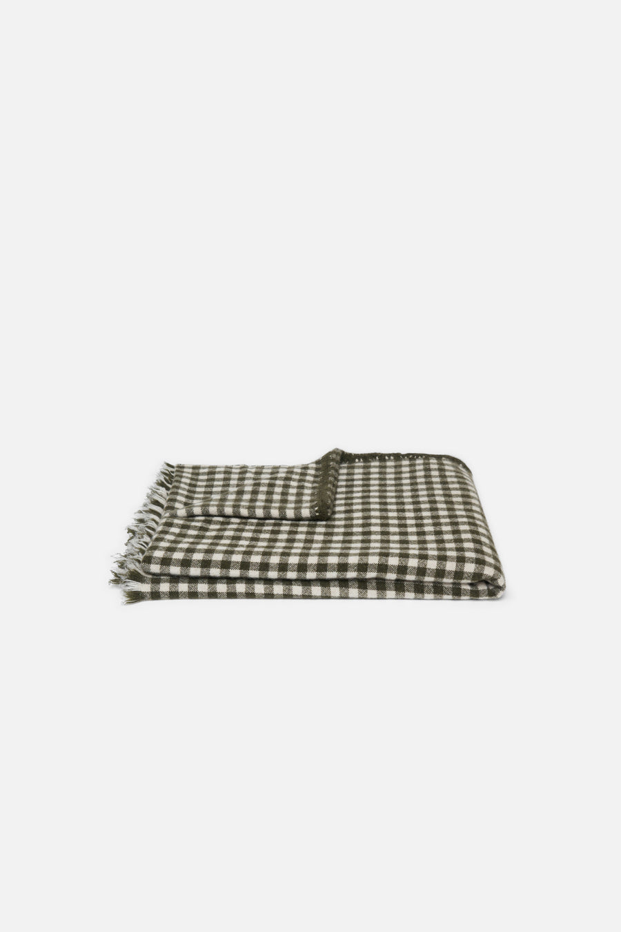 Cigar Gingham Woven Throw