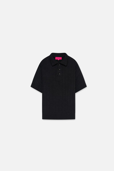 Nora Lite Check Polo - The Elder Statesman