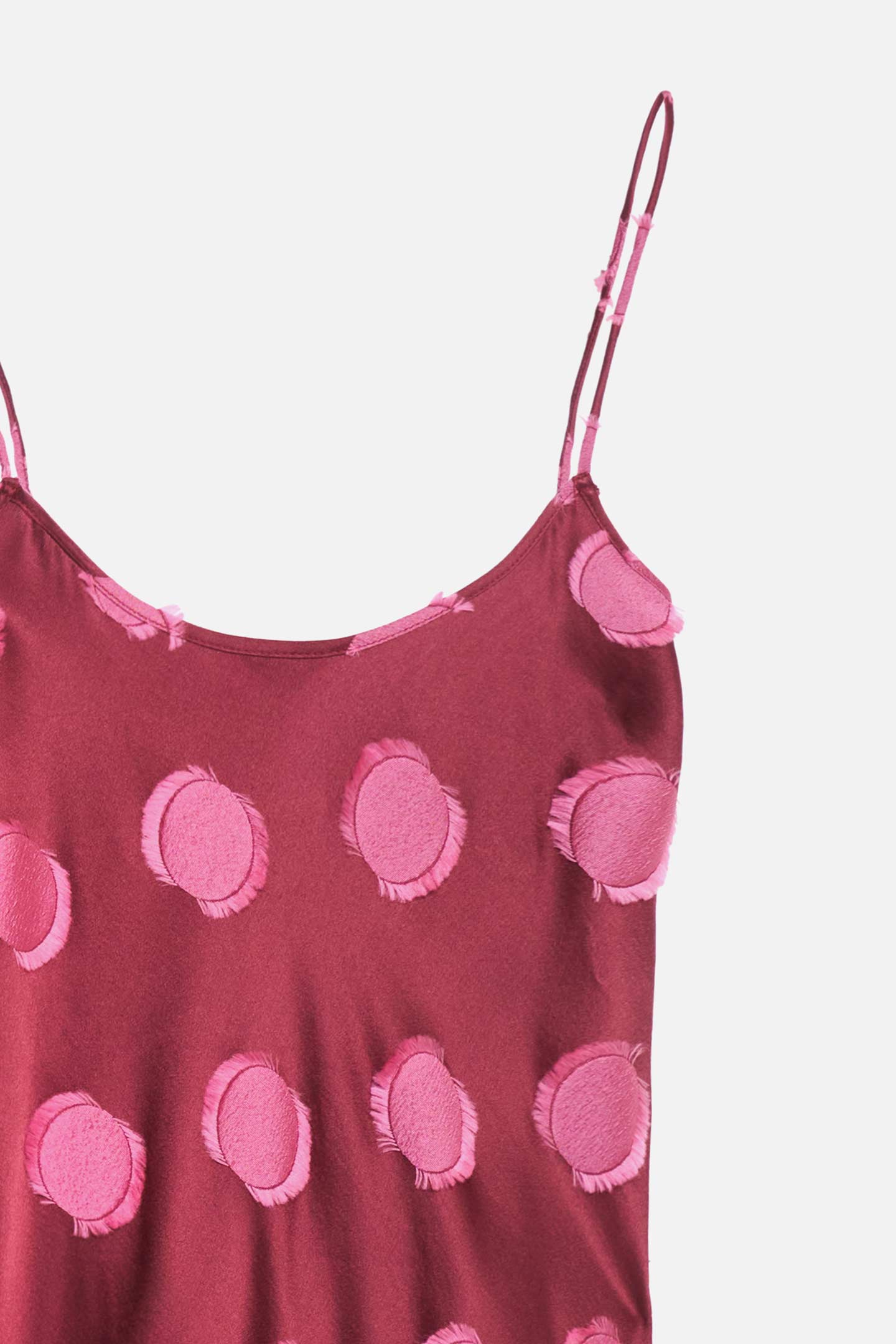 red polka dot slip dress Red Polka Dot Mini Slip Dress by Abercrombie and Fitch