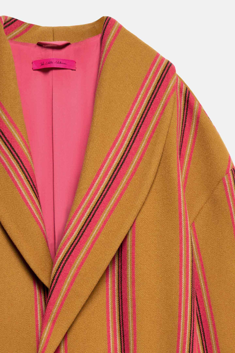 Circus Stripe Women's Long Coat