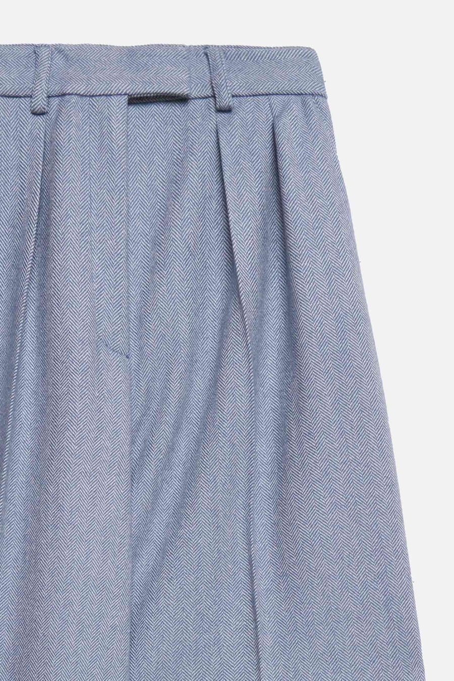 Stone Pleated Trouser