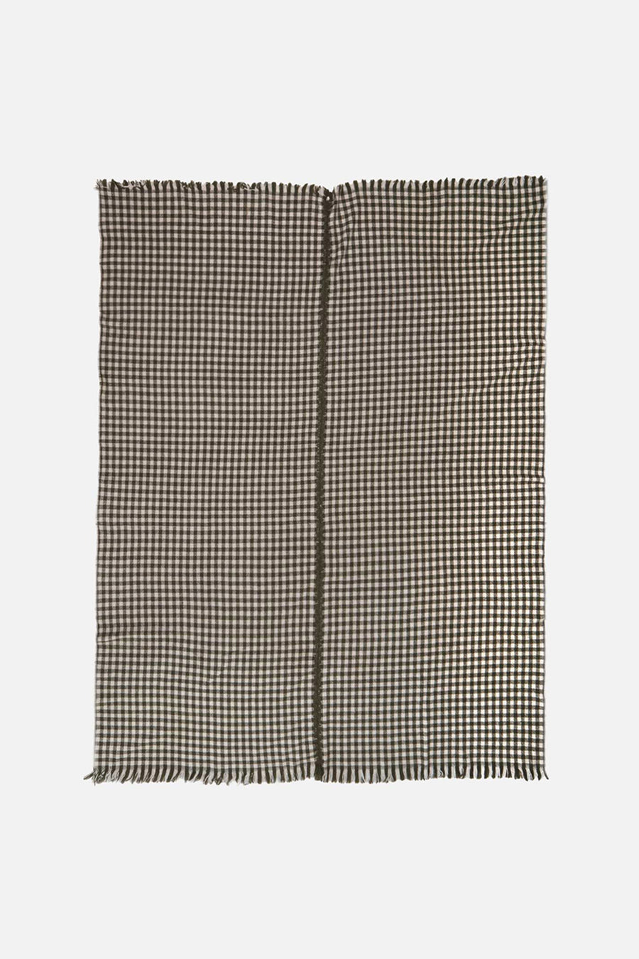 Cigar Gingham Woven Throw