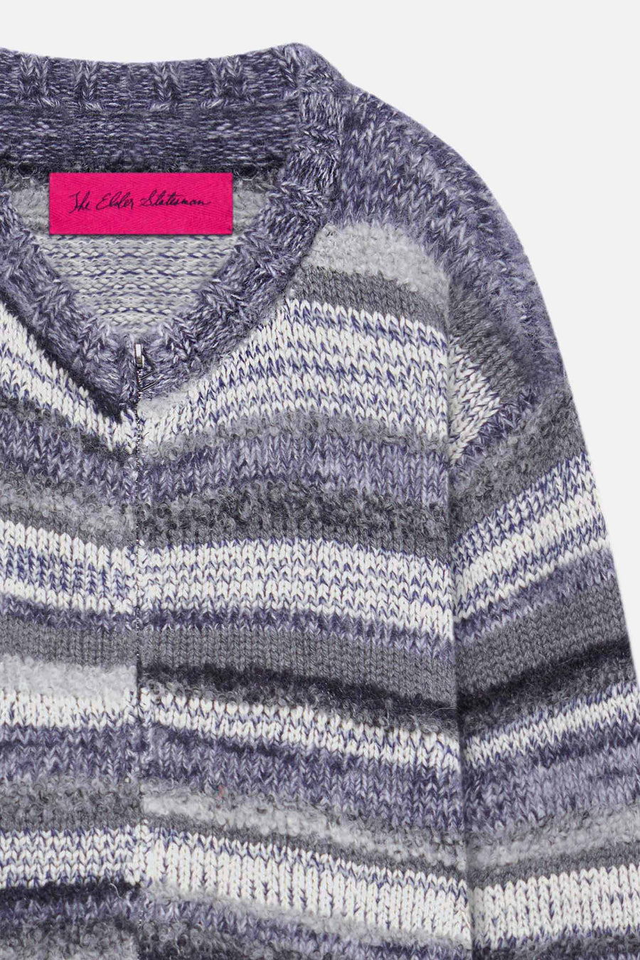 Boucle Mix Stripe Cardigan