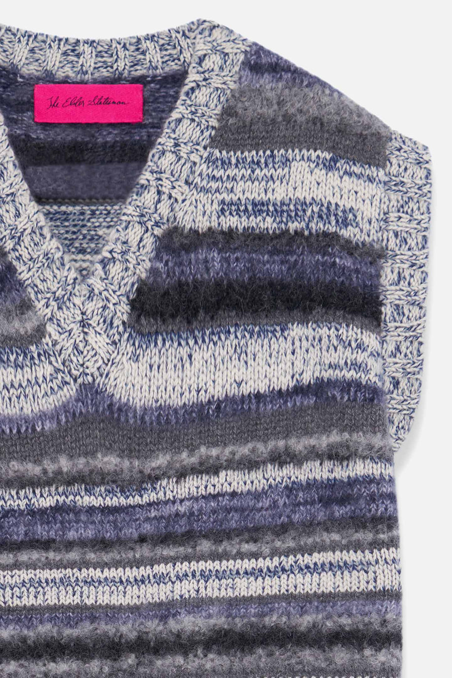 Boucle Mix Stripe Vest
