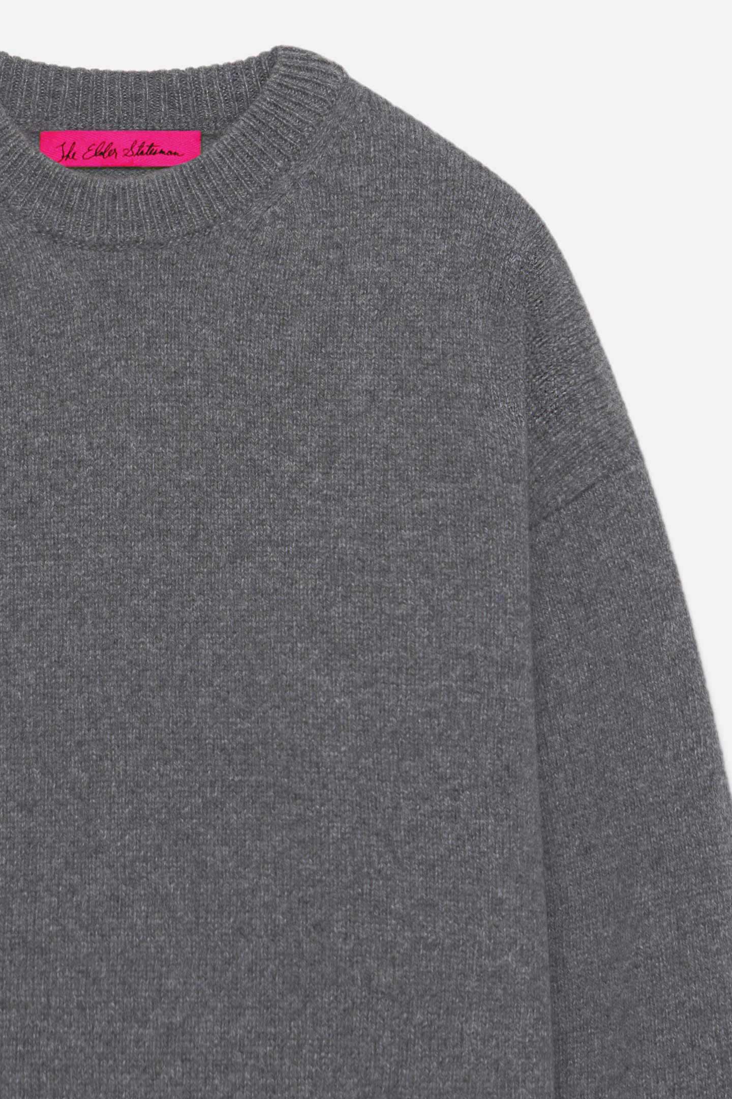 The Elder Statesman カシミヤつなぎ X The Elder Statesman Cashmere and Wool Sweater Blue | The Webster