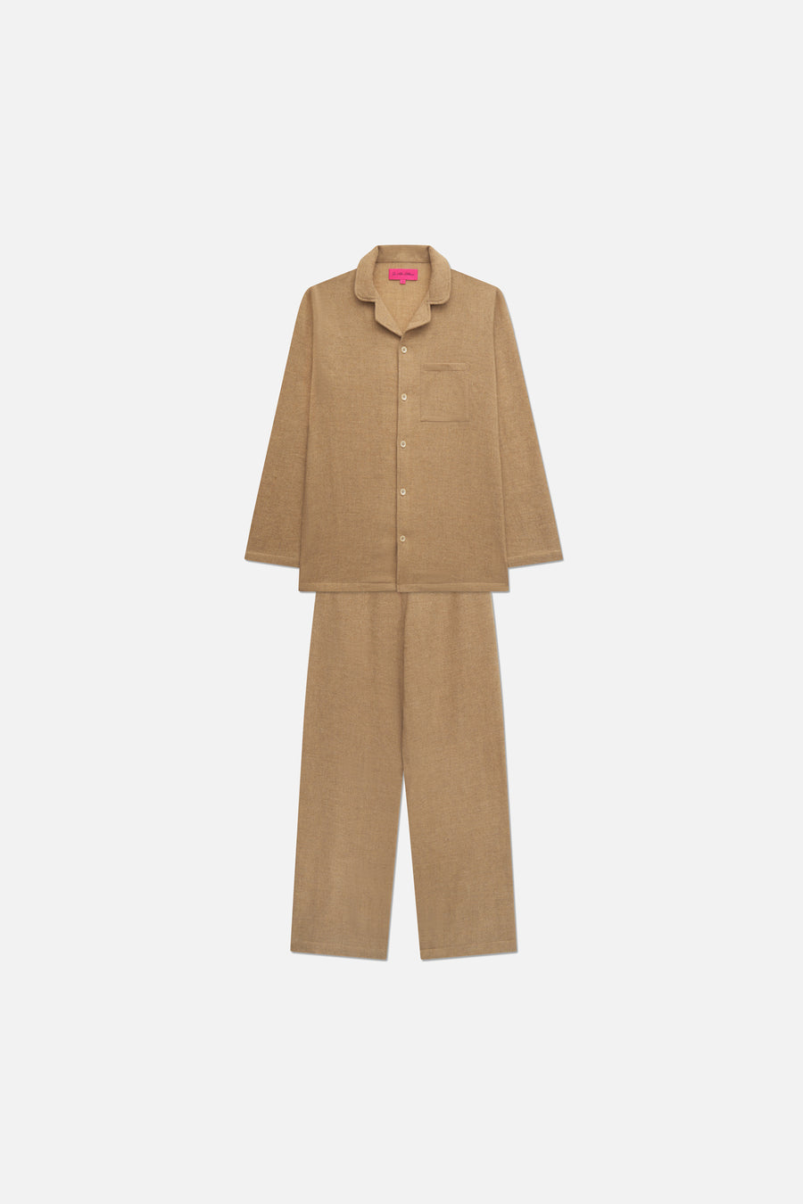 Woven Cashmere Pajama Set