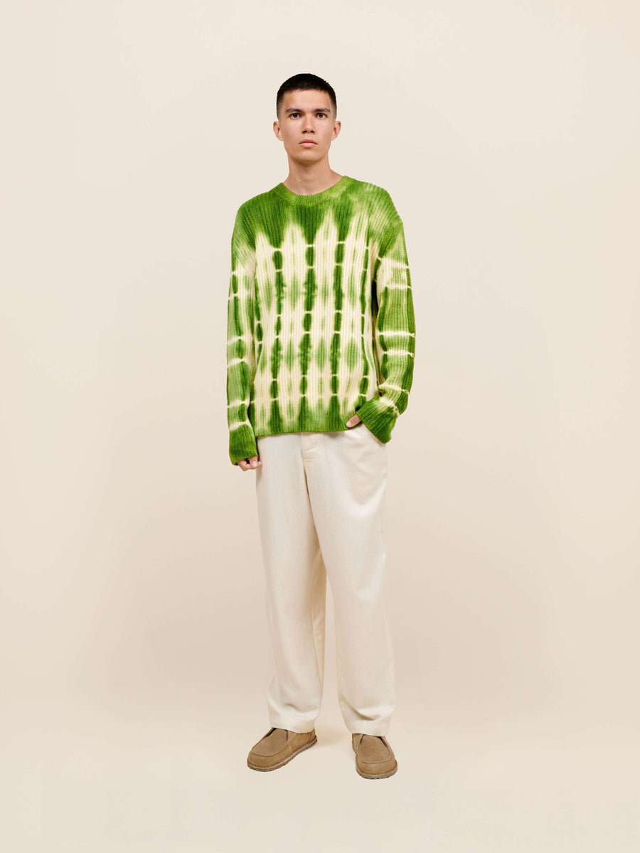 Wire Rib Line Sweater