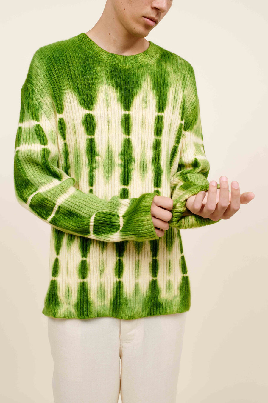 Wire Rib Line Sweater