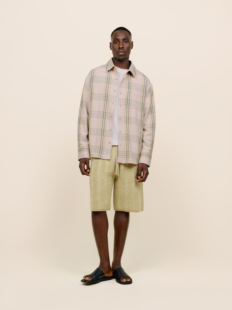 Cashlite Plaid Overshirt