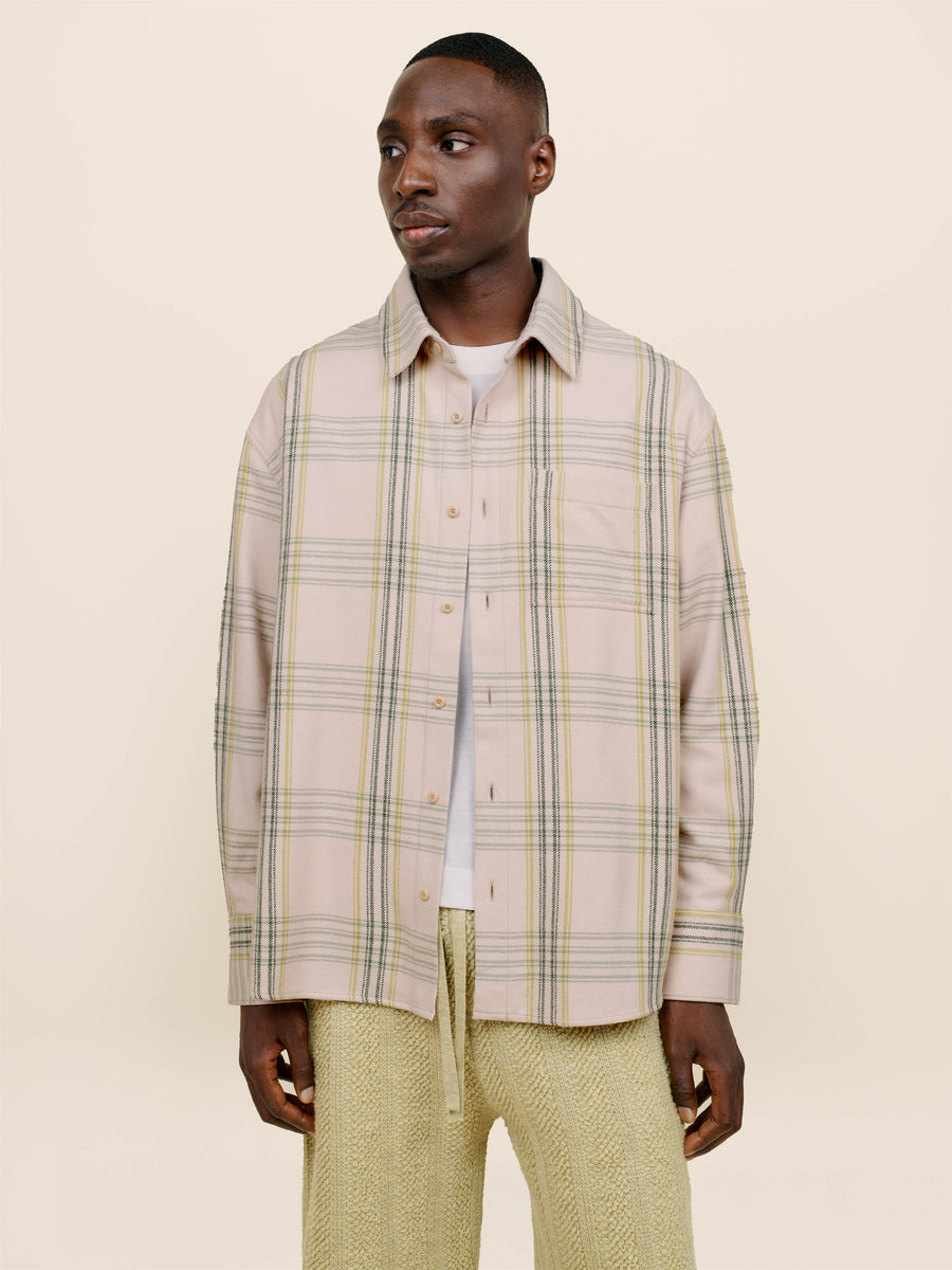 Cashlite Plaid Overshirt