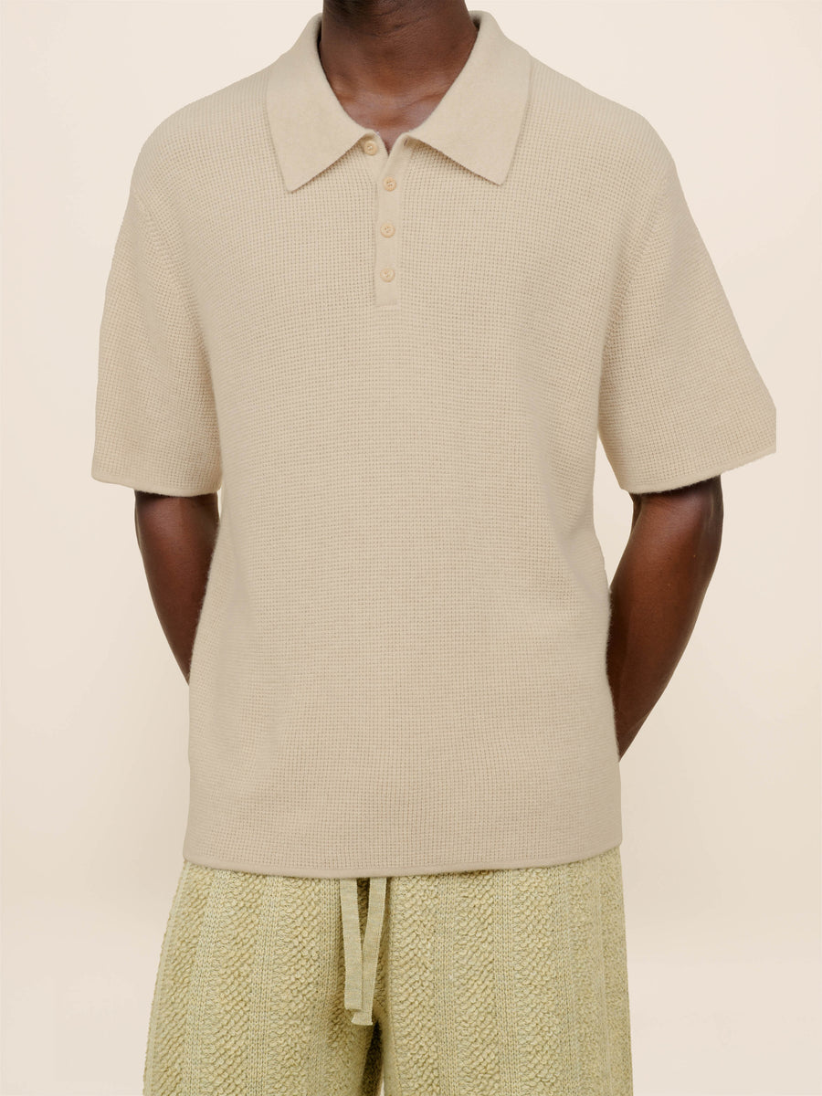 Superlight Waffle Stitch Polo