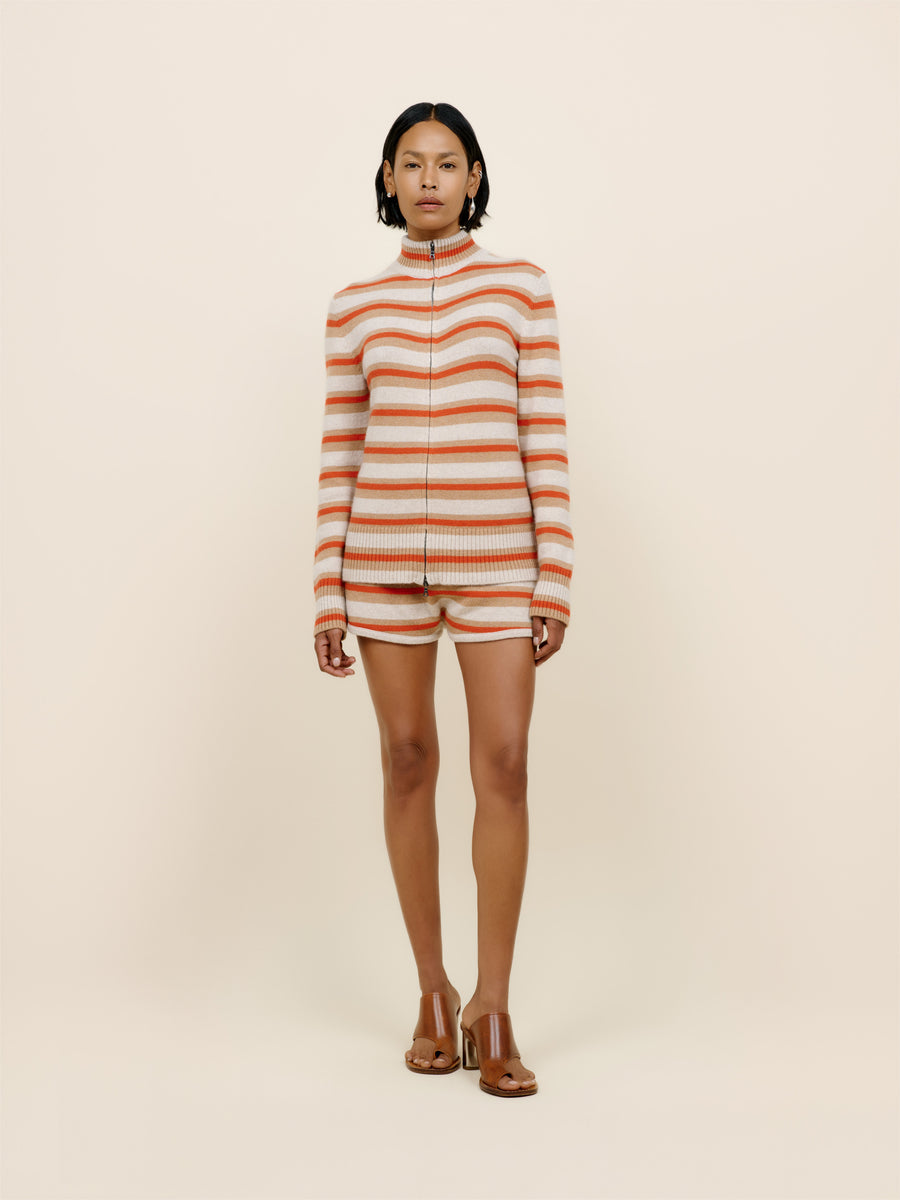 Hallie Stripe Tap Short