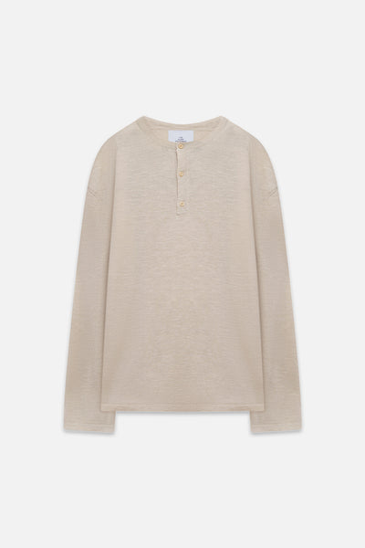 Lenny Knit Henley – The Elder Statesman