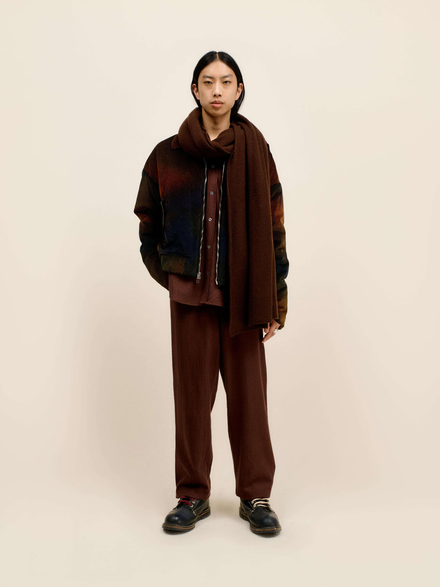 Ombre Cord Boxy Jacket