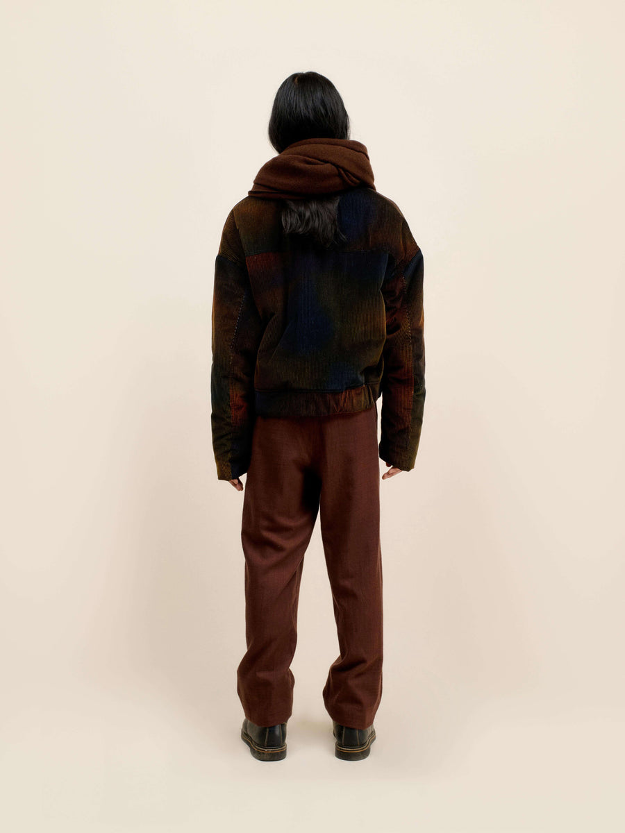 Ombre Cord Boxy Jacket