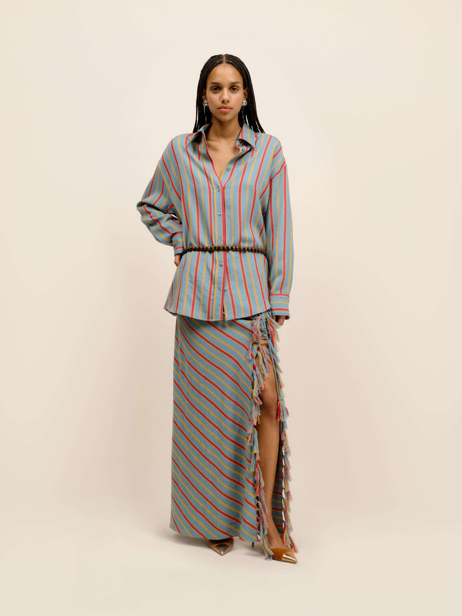 Pashmina Stripe Women's Shirt