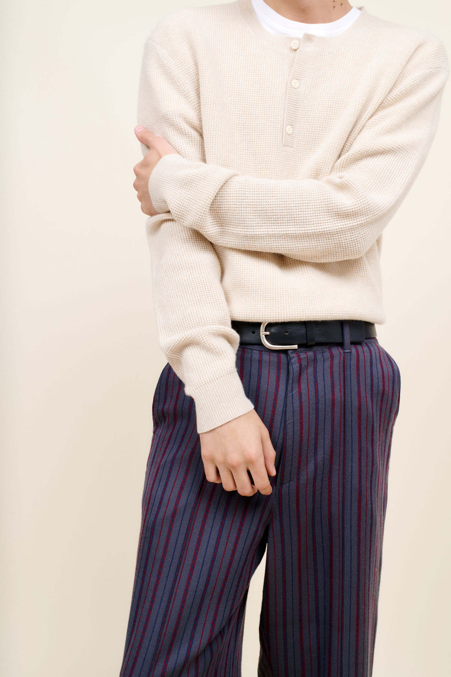 Stripe Slacker Pant