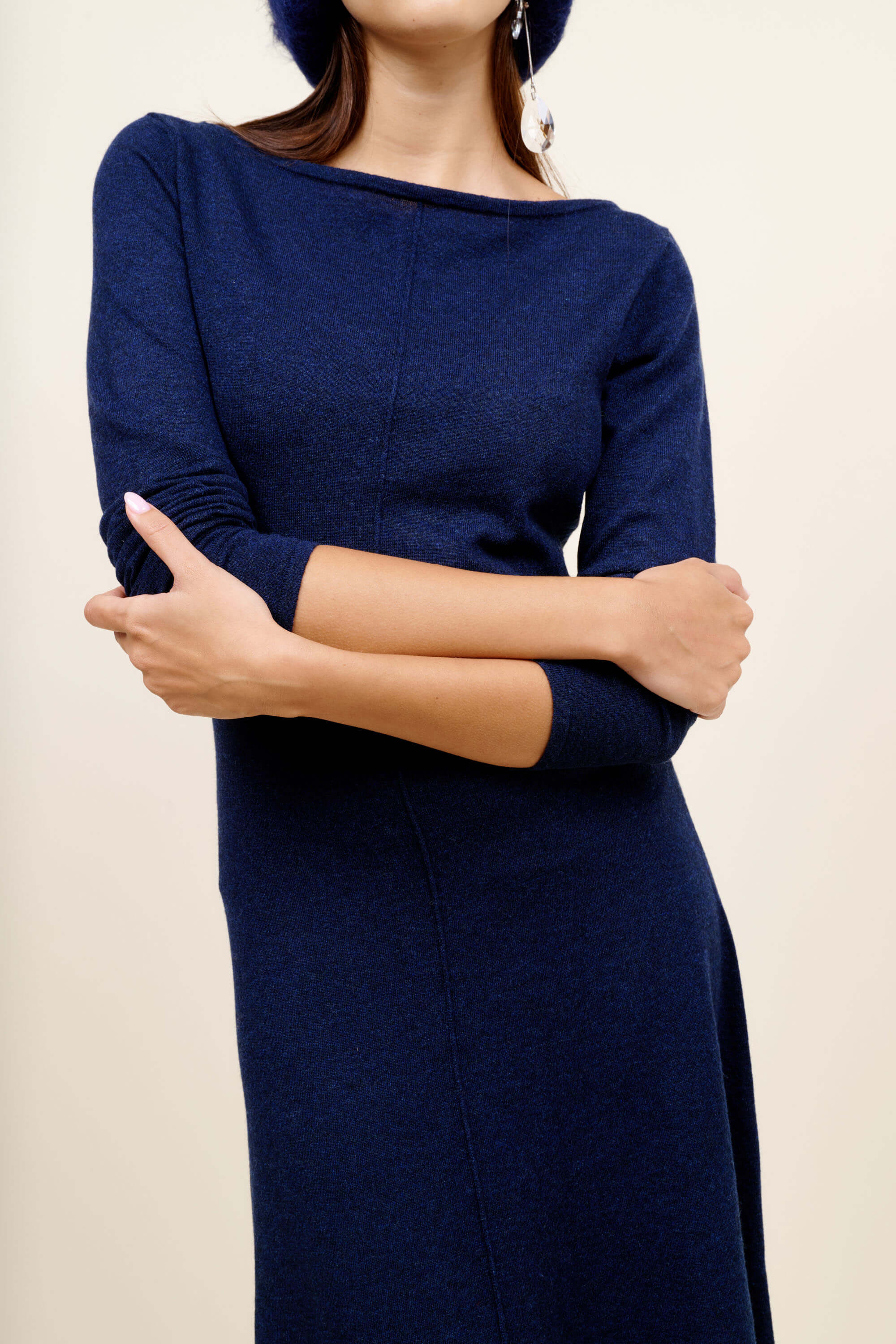 Jersey Knit Boatneck Maxi - The Elder Statesman L / Twilight Jersey Knit Boatneck Maxi - The Elder Statesman L / Twilight