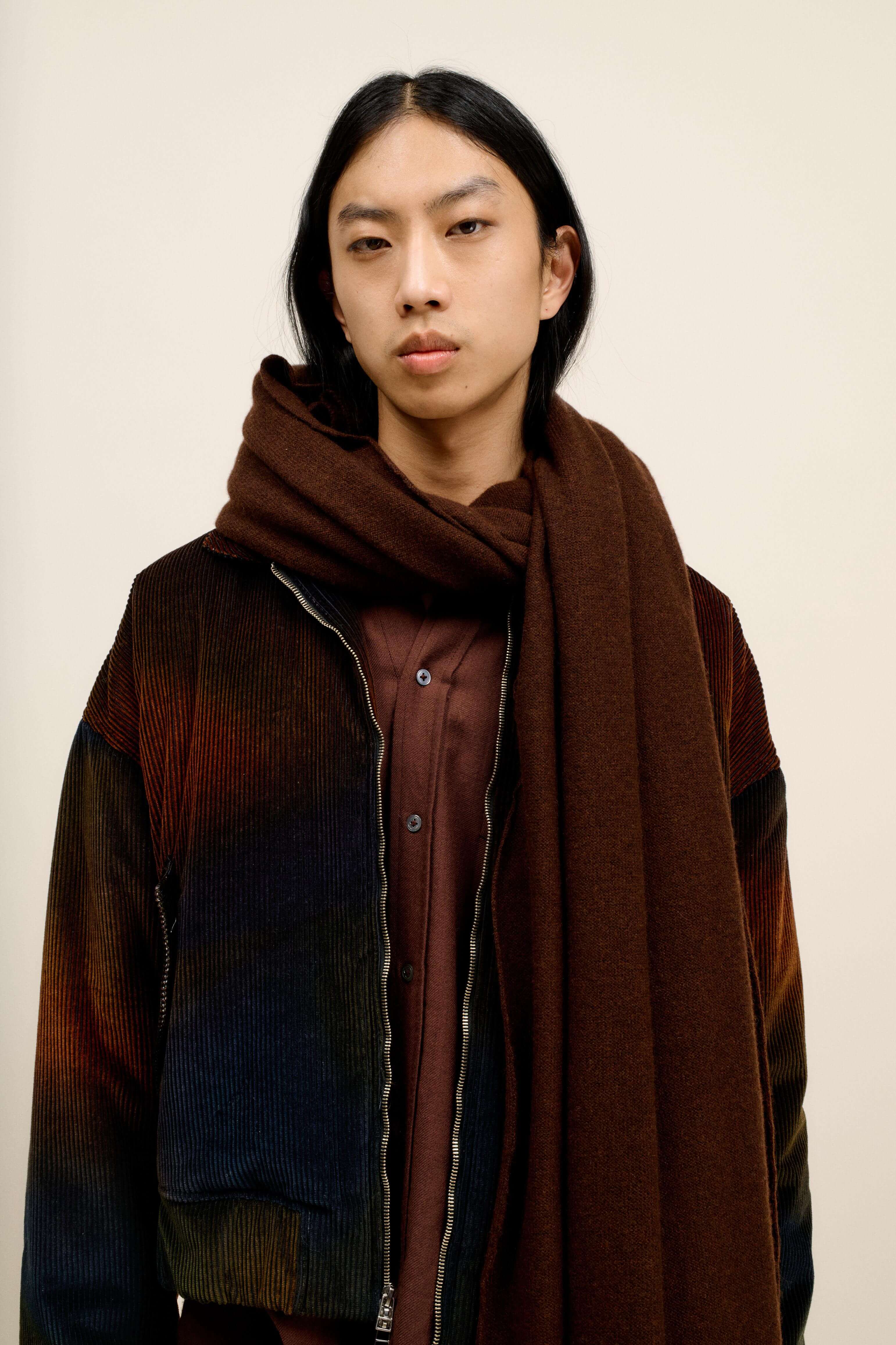 ジャケット・アウター c-boy style Shadow Core (No.87) Ombre Cord Boxy Jacket - The Elder Statesman