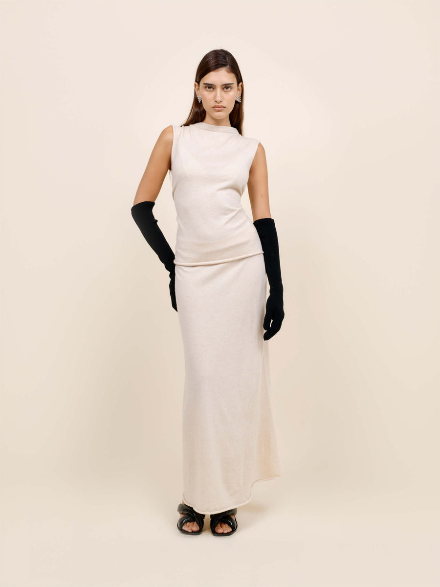 Cashmere Long Gloves