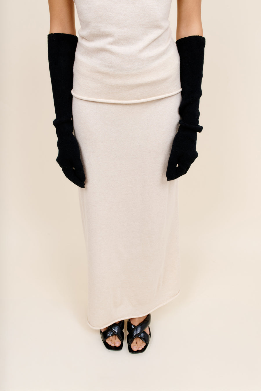 Jersey Knit Maxi Skirt