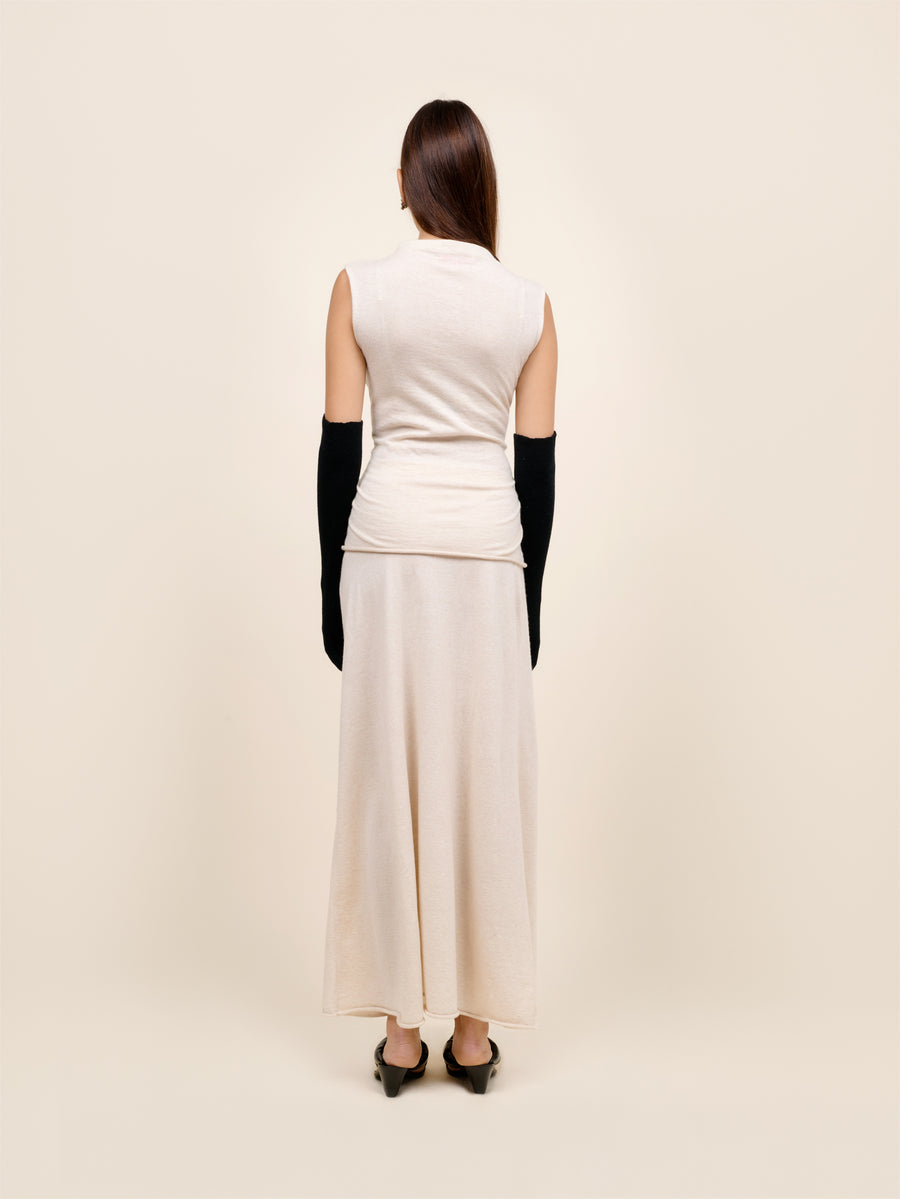 Jersey Knit Maxi Skirt