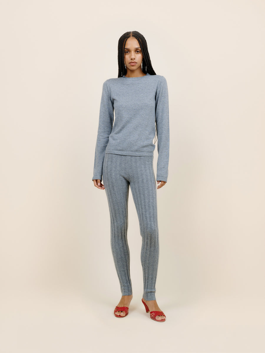 Rib Knit Women's Legging