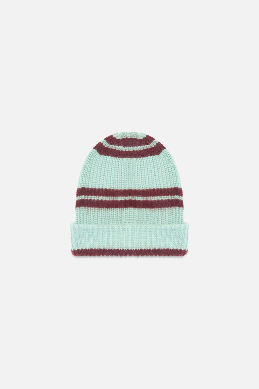Brushed Cashmere Stripe Beanie