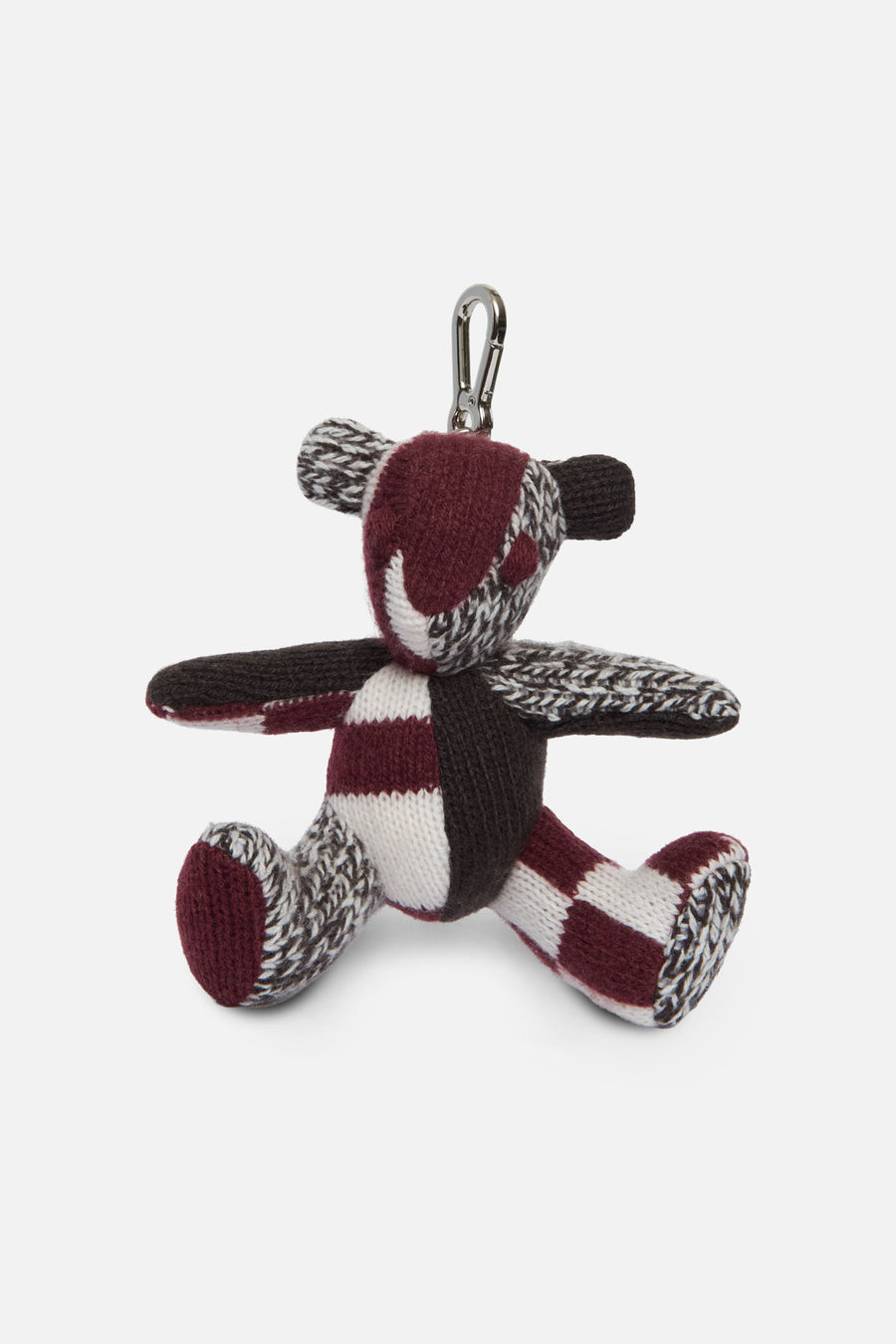 Elder Teddy Sitting Keychain Charm