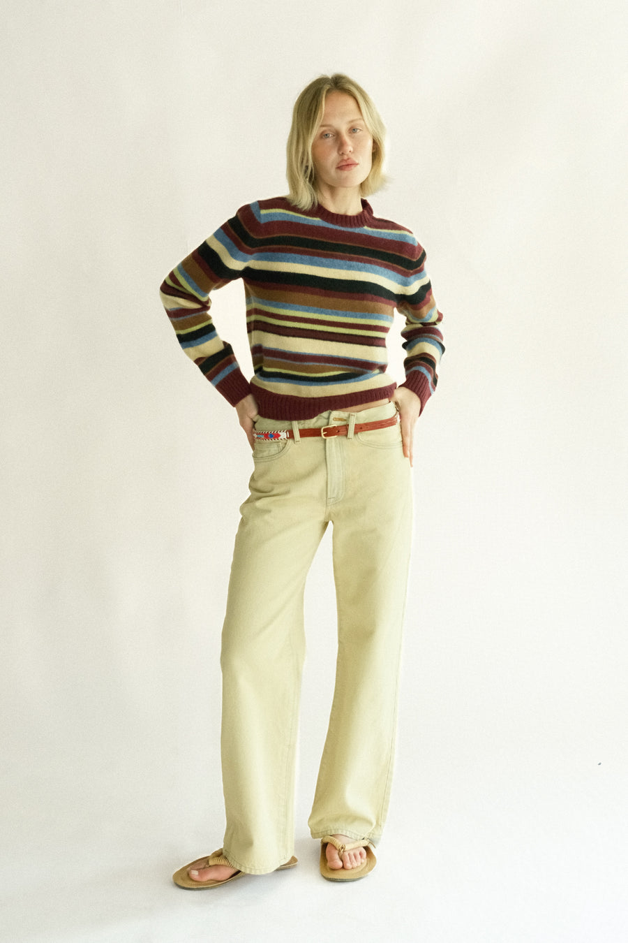 Elena Stripe Crew