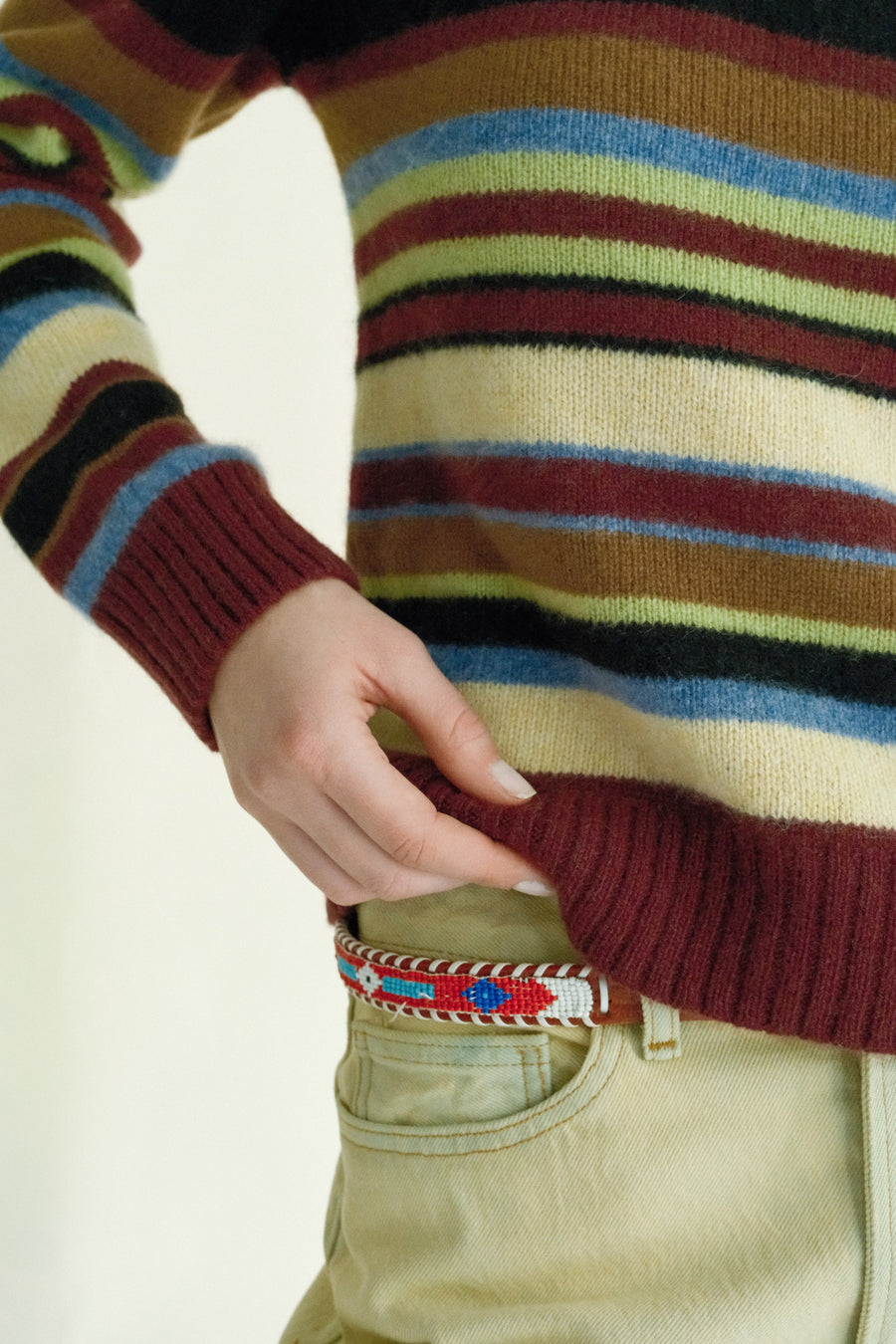 Elena Stripe Crew