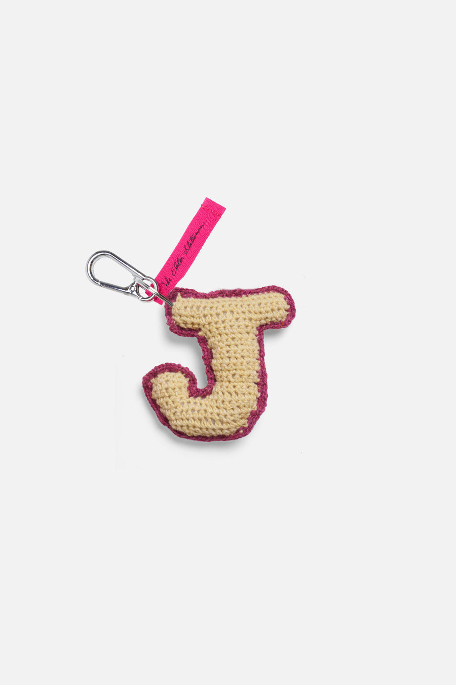 Crochet Letter Keychain Charm