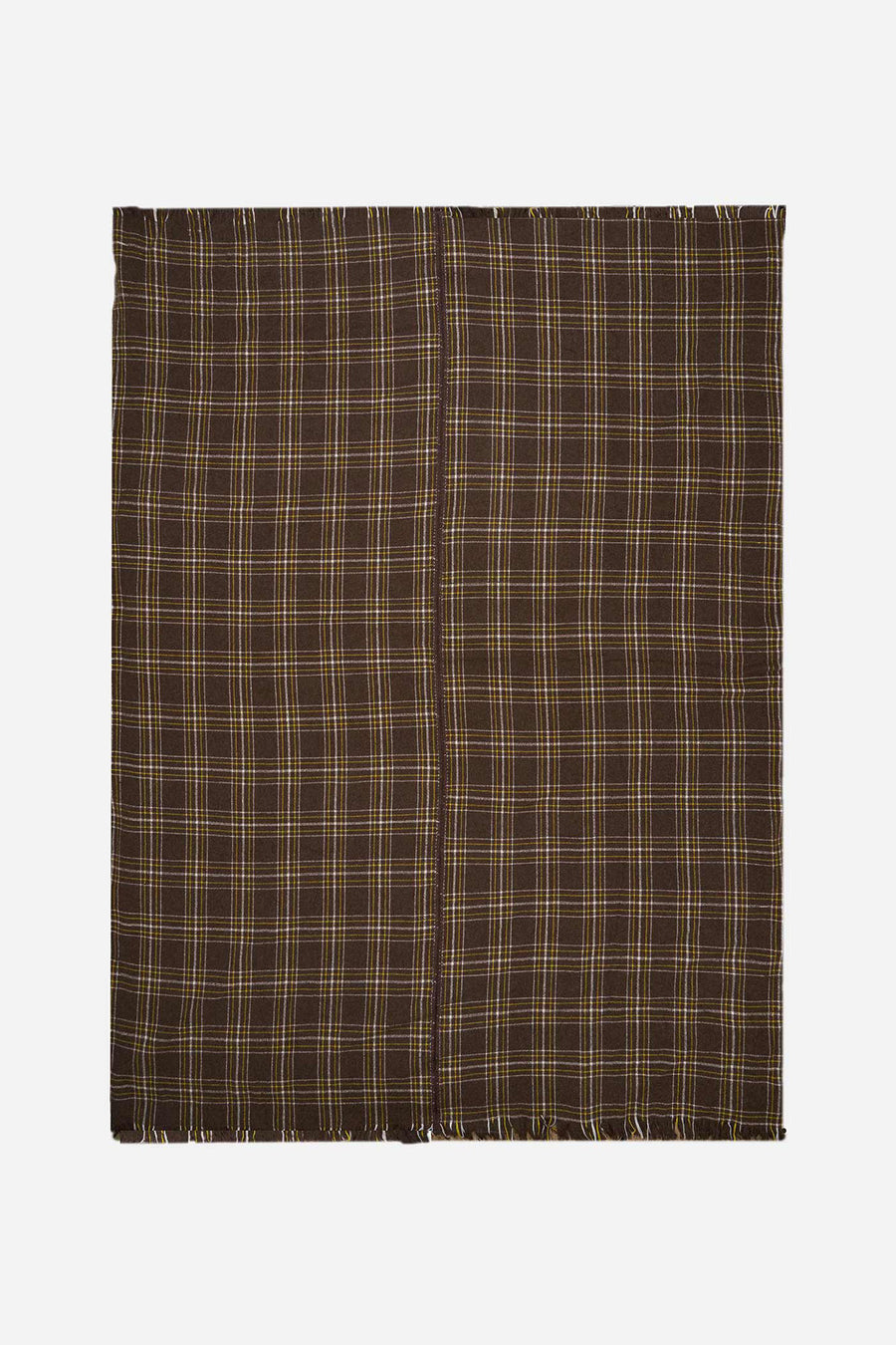 Sable Plaid Woven Throw