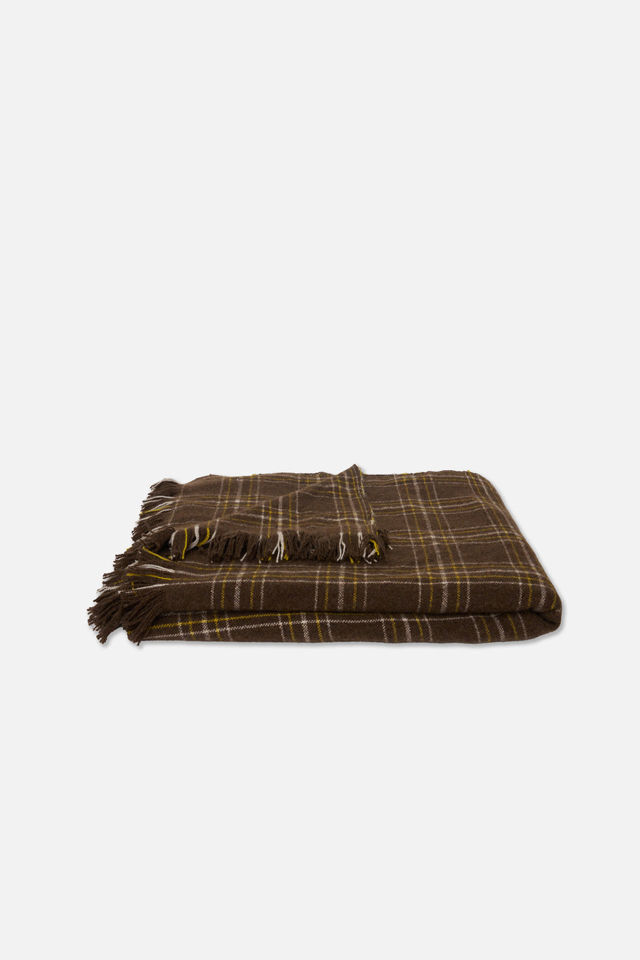 Sable Plaid Woven Throw