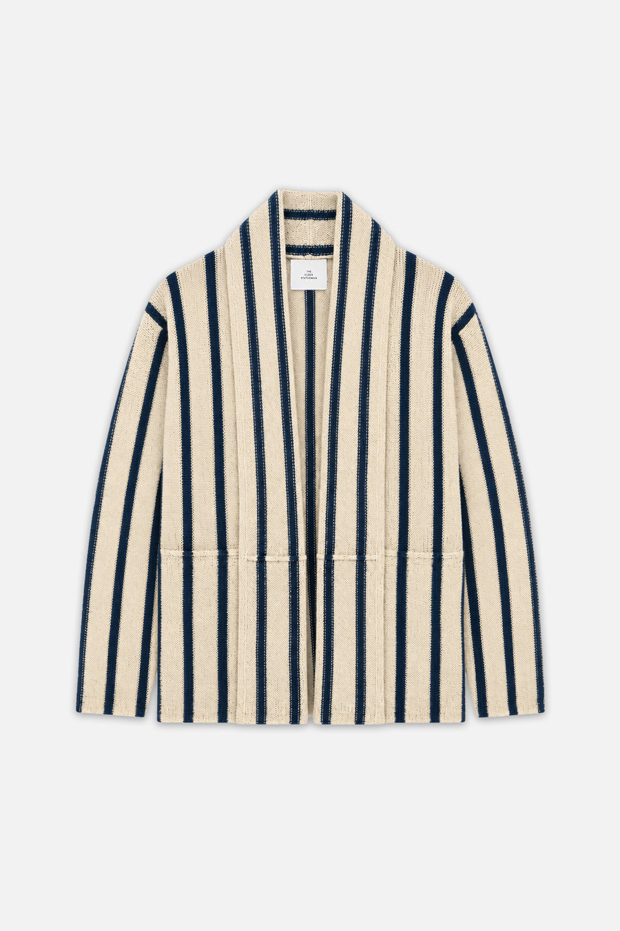 Pinstripe Smoking Jacket
