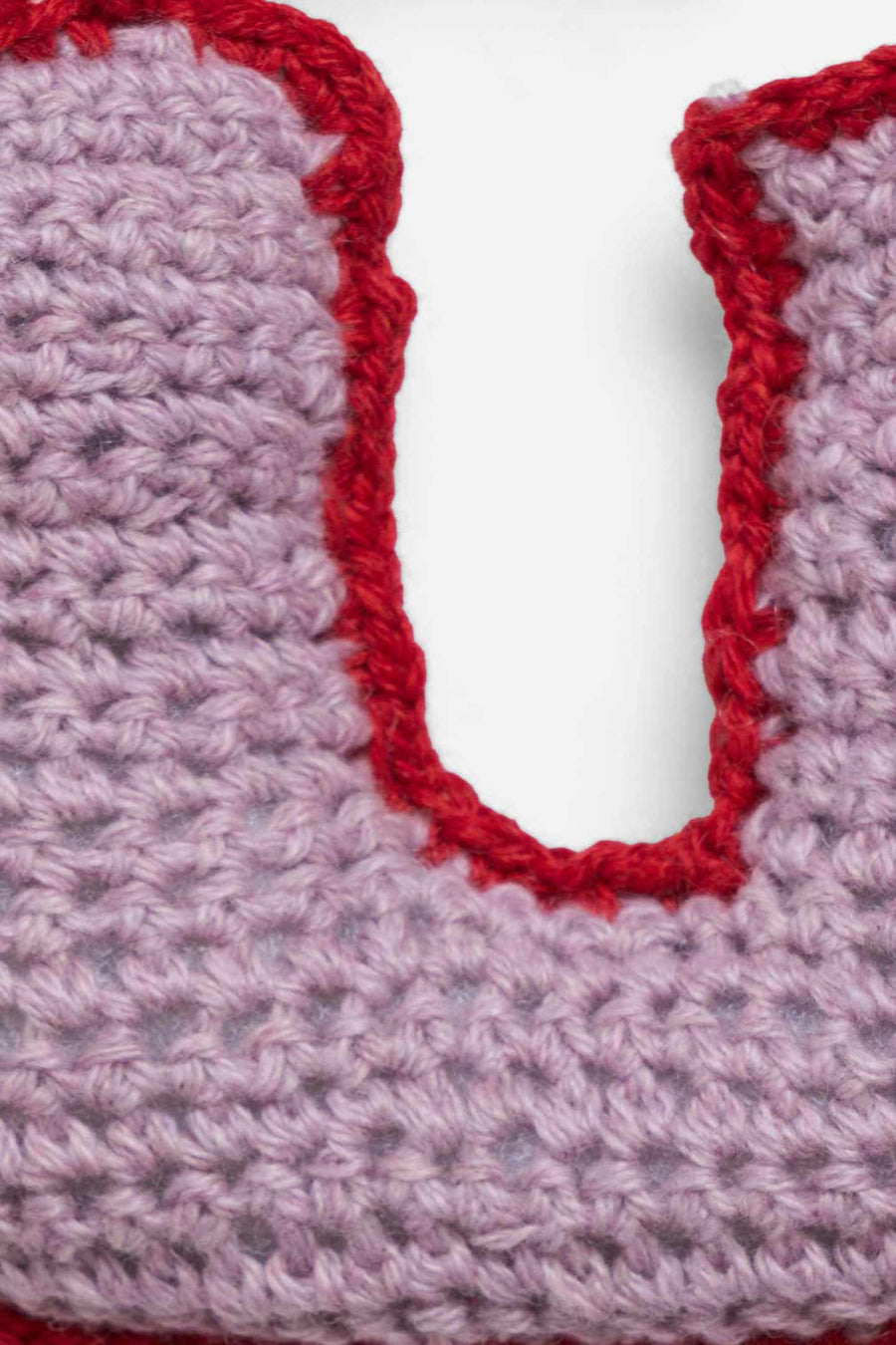 Crochet Letter Keychain Charm