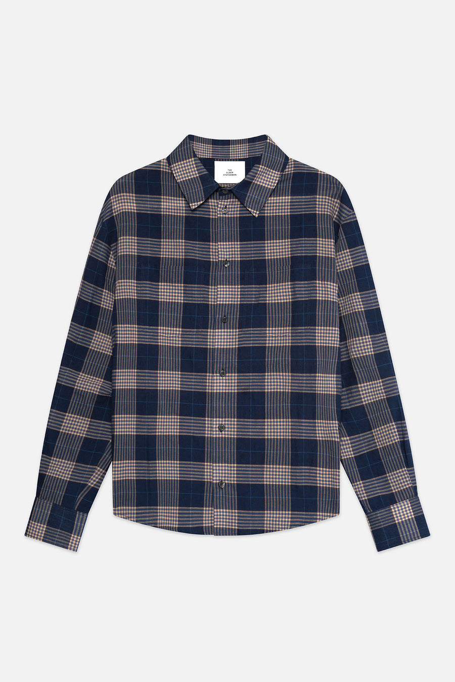 Plaid Cargo Pocket Overshirt