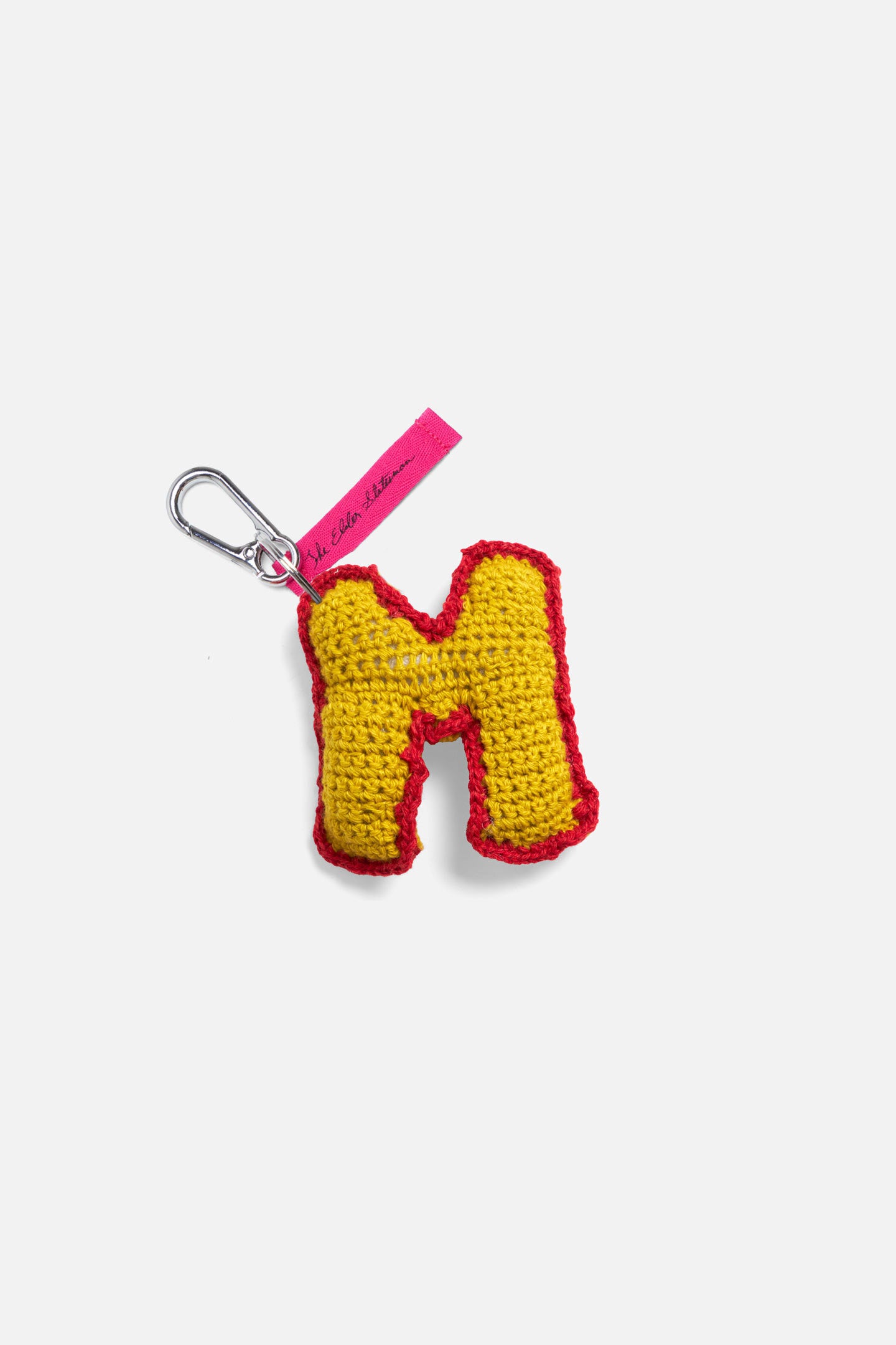 Crochet Letter M Keychain - The Elder Statesman